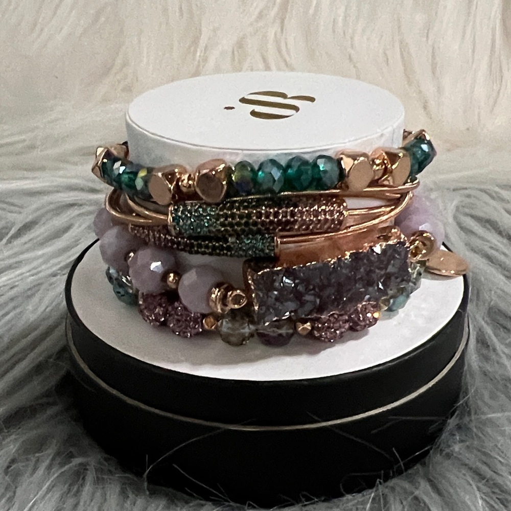 Bomb party Elegant Multi-Color Bracelet Set